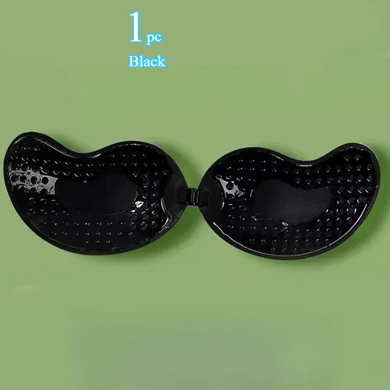 Onzichtbare push-up bh voor dames Backless strapless bh Naadloze voorsluiting Bralette ondergoed Siliconen zelfklevende bh-pad