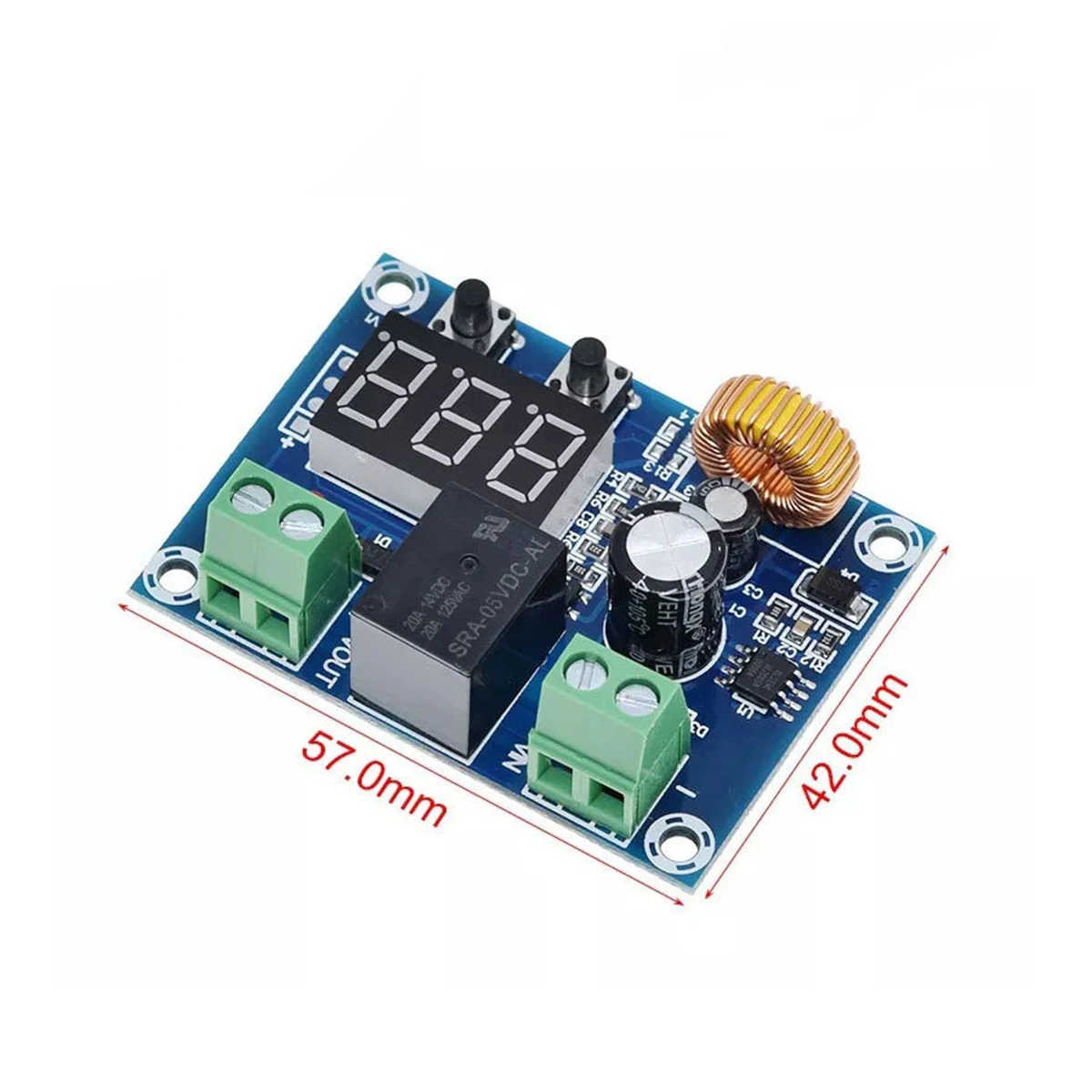 2Pcs 12-36V XH-M609 DC Voltage Protection Module Digital Low Voltage Protector Disconnect Switch