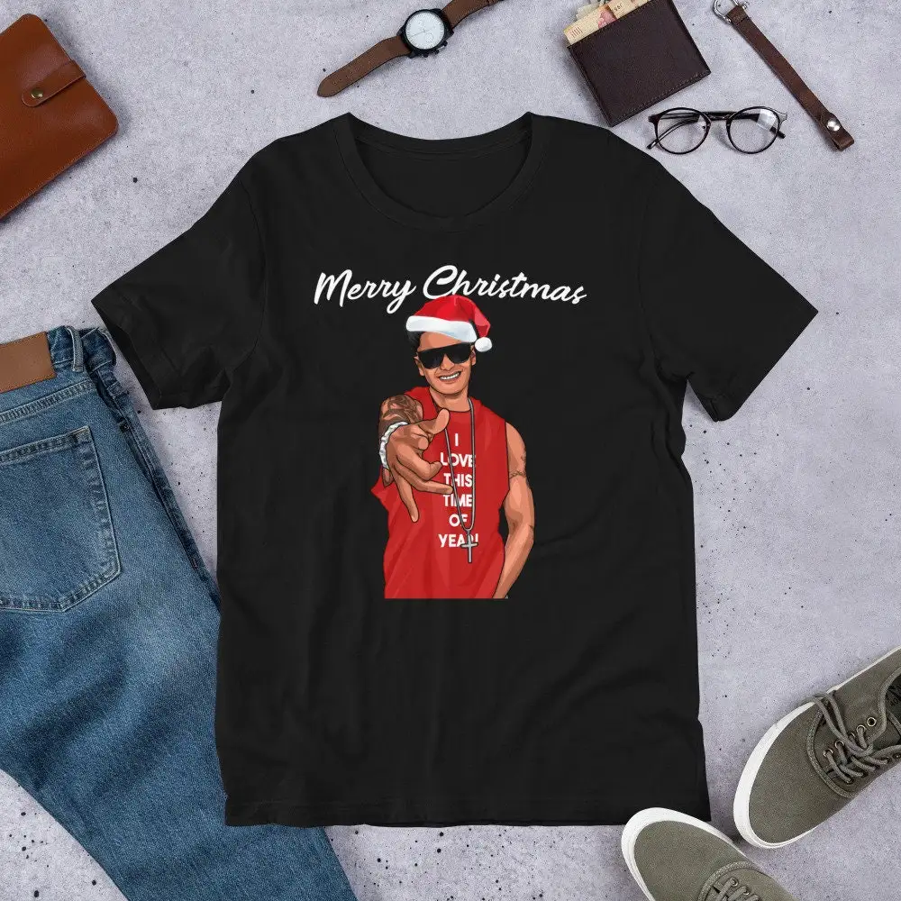 DJ Pauly D Christmas T Shirt I Love This Time of Year Jersey Shore