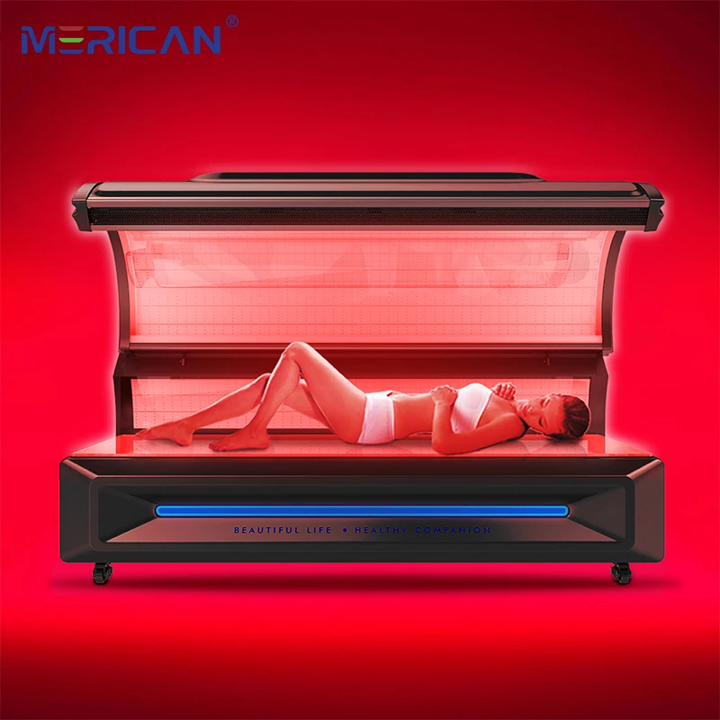 Full Body Red LED Infrared Phototherapy Bed Multi-Wavelength Light Therapy for Pain Relief