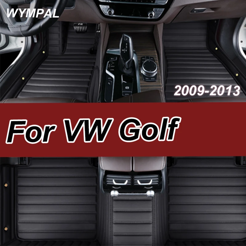 

Роскошный автомобильный коврик для VW Golf6 Golf 6 Mk6 5K 2009 ~ 2013 г., противогрязевой коврик, напольный коврик, коврик, автомобильные аксессуары Vento Variant