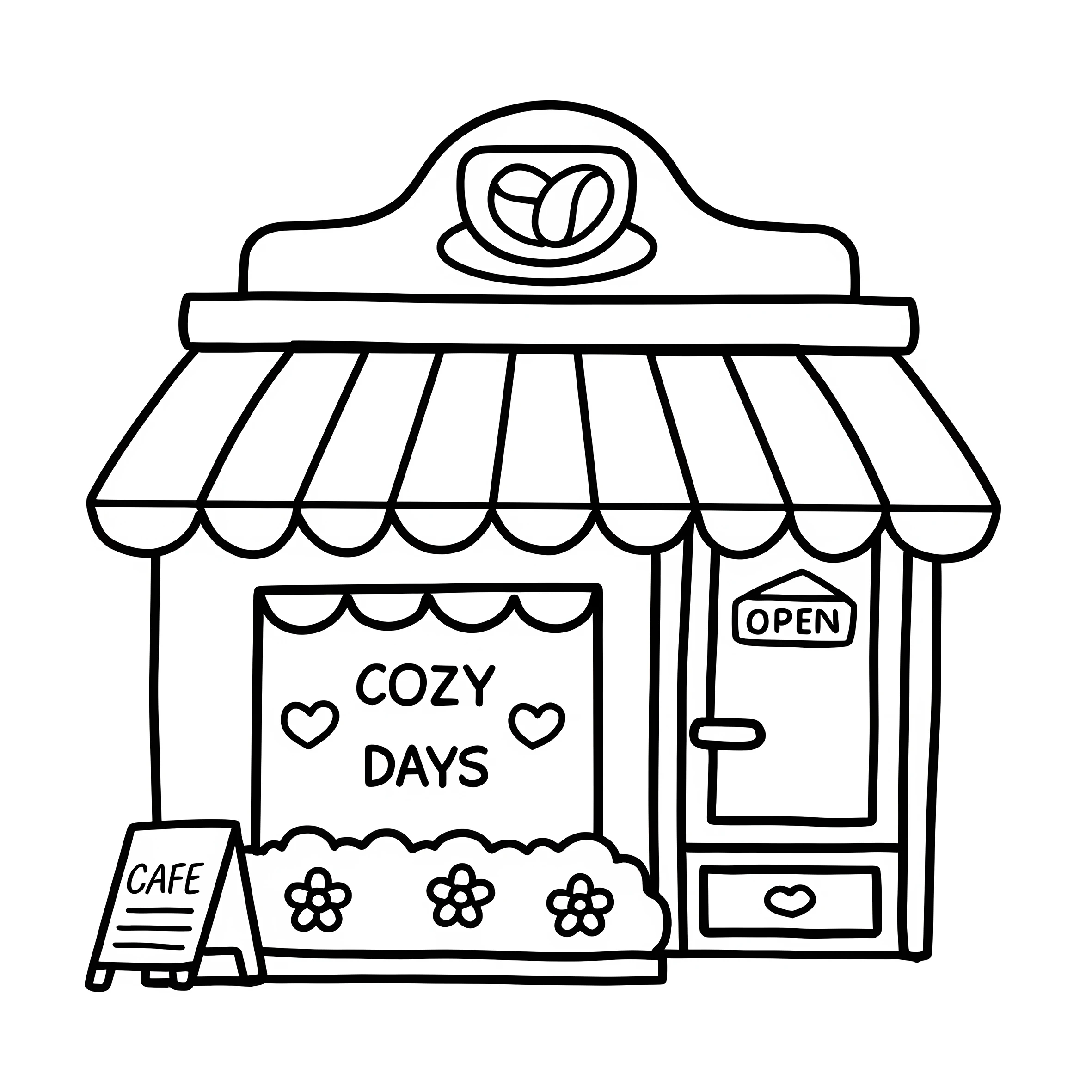 STRESS RELIEF Bold-easy Patterns Coloring Book for Adults Cute Drawing Book Perfect Gift for Party and Birthday