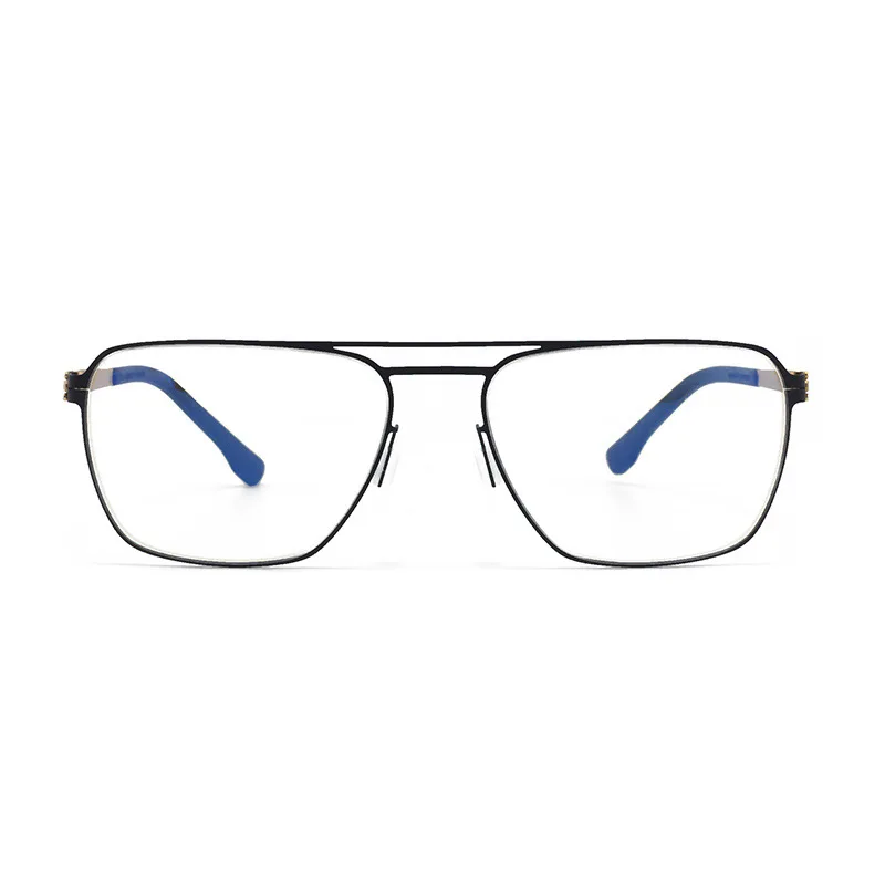 

Berlin Brand Medical Stainless Steel Blue Light Eyeglasses Frame Handmade Men Lightweight Prescription Glasses No Screw Gafas