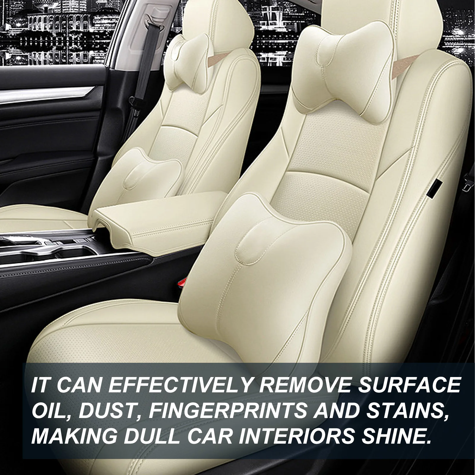 Car Interior Cleaner Removes Oil Dust From The Surface Instrument Panel Seat Leather Multi-Purpose Refurbishment Cleaning Agent