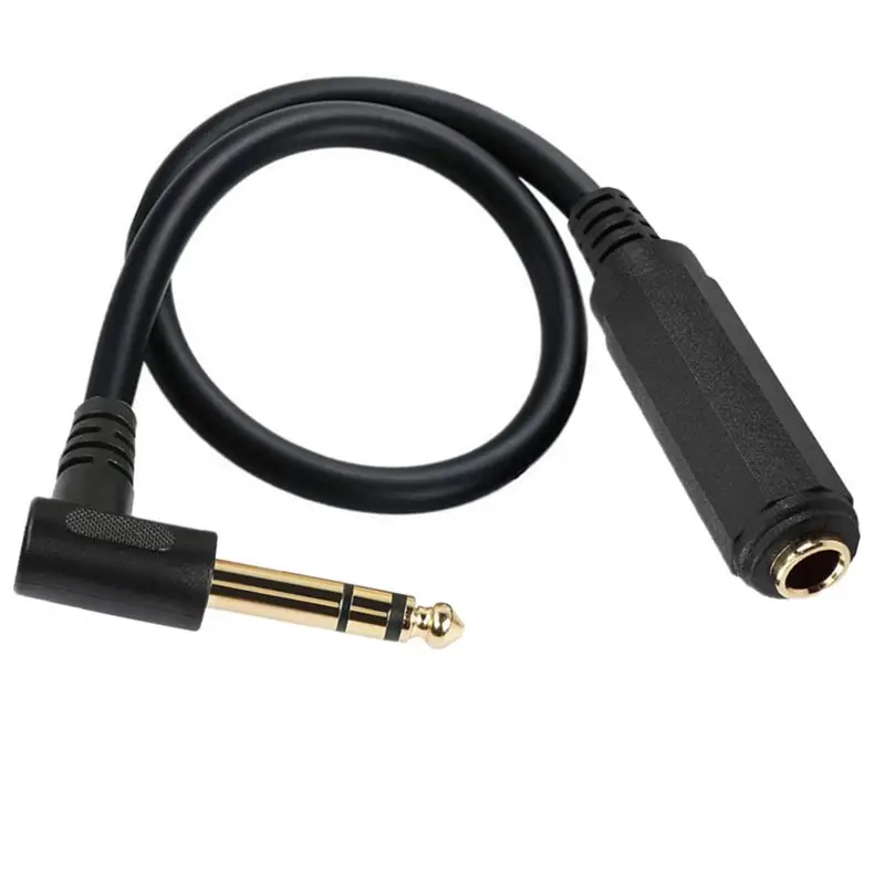 

Позолоченный колено 50 см, удлинитель 6,35 мм «папа-мама», кабель 6,35SP M-6,35SP F, двухканальный удлинительный кабель 6,35 мм