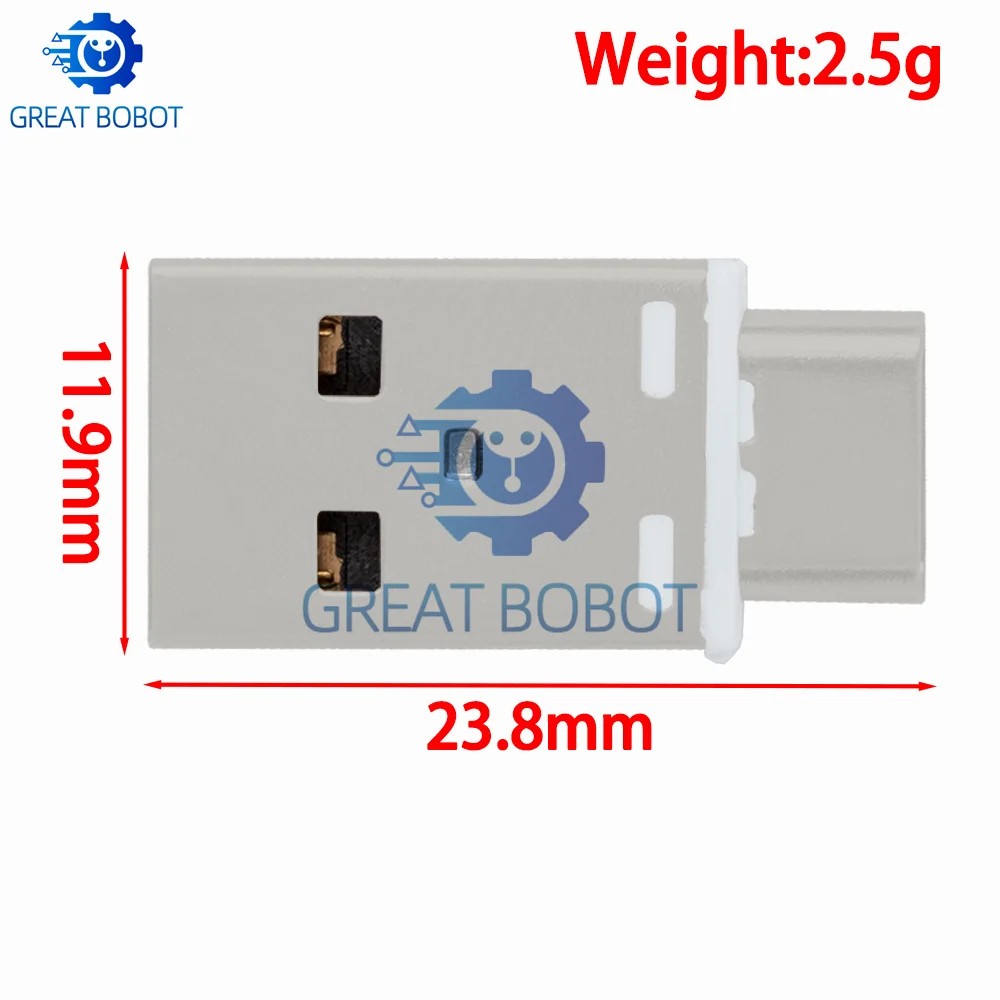 BS 5A Mini Converter TYPE A Male USB To TYPE-C Female USB 3.1 Plug Connector Compatibility QC4.0 QC3.0 PD Mobile Phone Charger