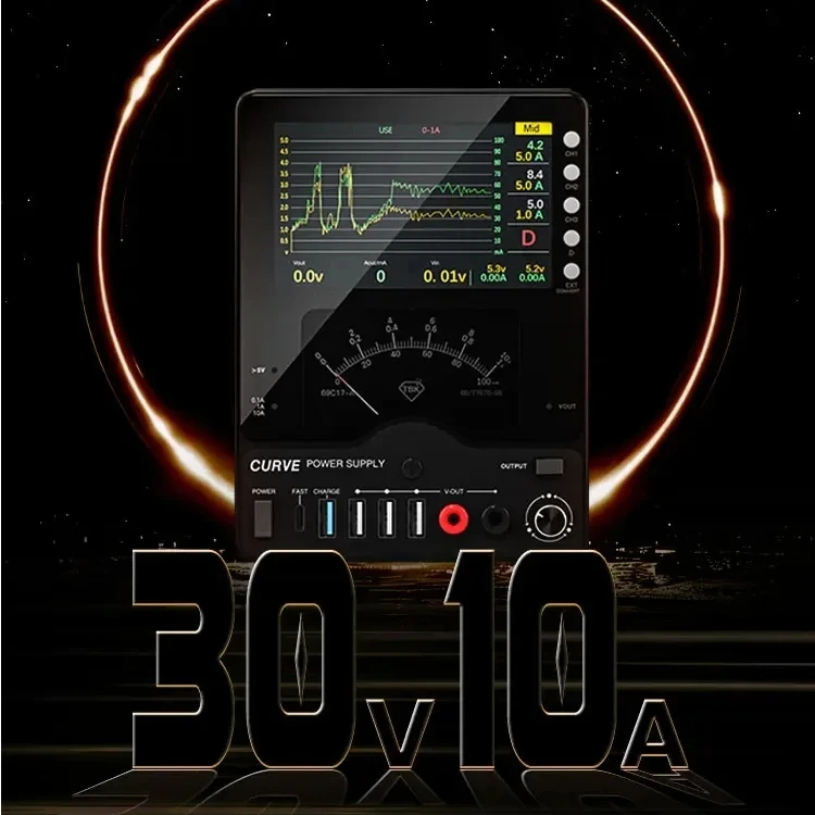 

TBK-218 Curve Ammeter 300W Transformer with 4.3-inch IPS LCD Display 110V/220V