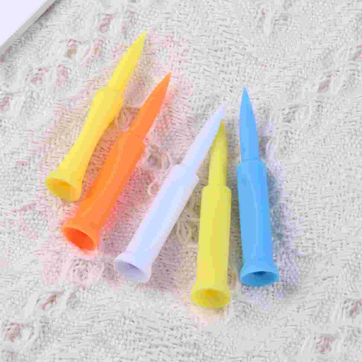 5PCS Professional Tee Step up Tee Plastic Horn Tee Sports Tool Accessory Tees Training Tool Equipment