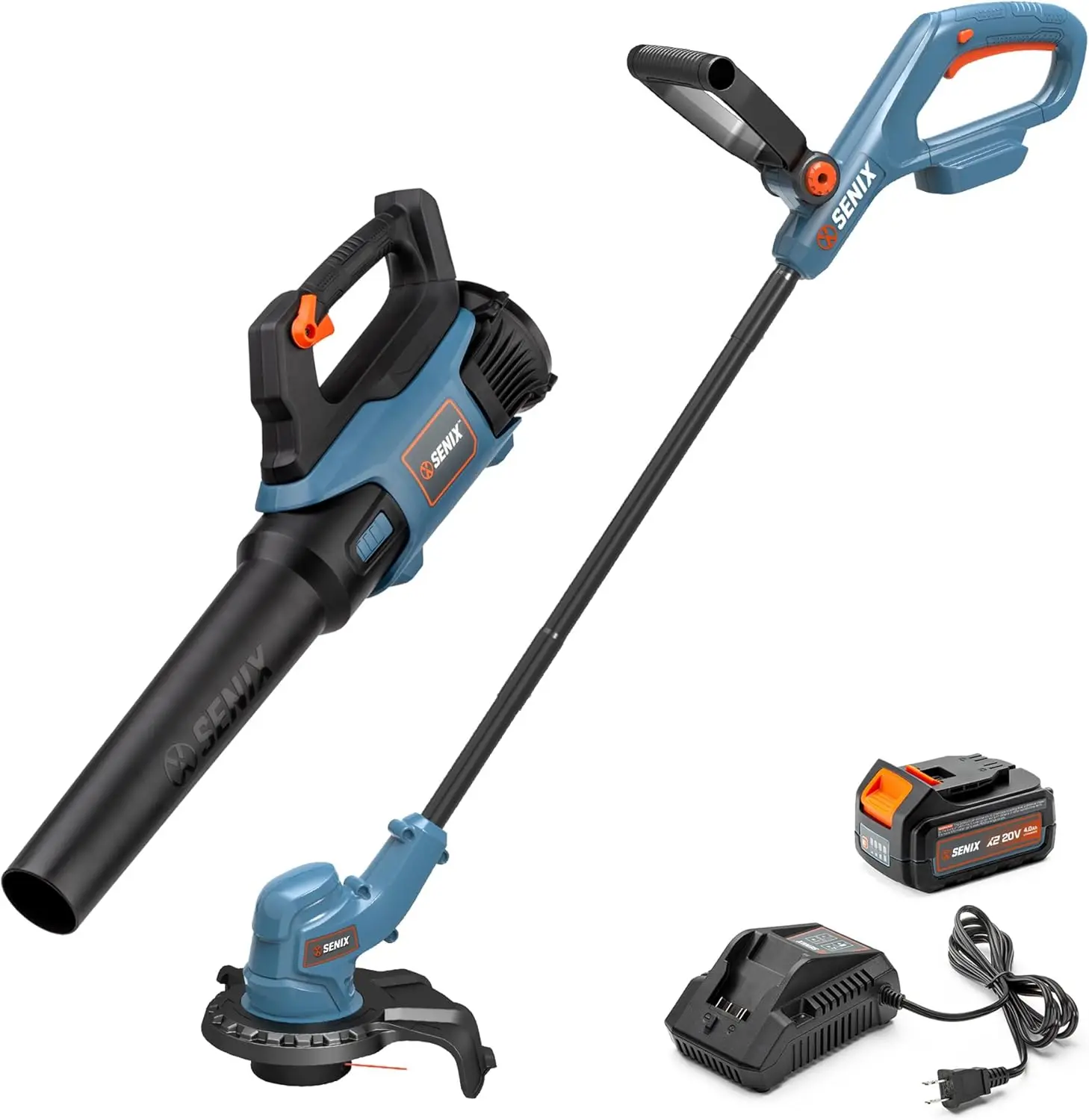 

20 Volt Max* 2-Piece Cordless Power Tool Combo Kit with Battery Powered 10-Inch String Trimmer and Variable Speed Leaf Blower, I