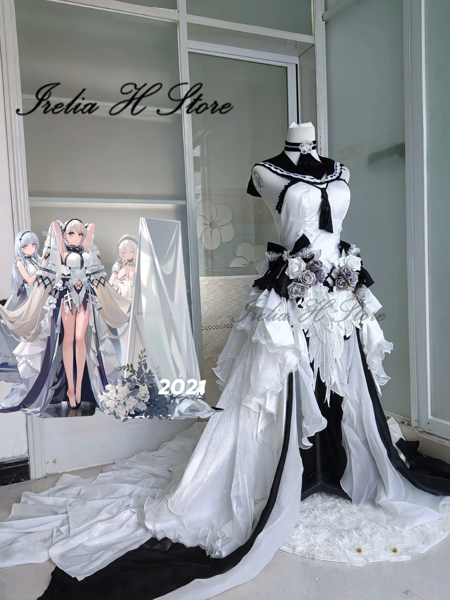 

Irelia H Store Azur Lane Formidable Miss Dressing Up Косплей Костюм для женщин Хэллоуин вечерние платья женские по индивидуальному заказу
