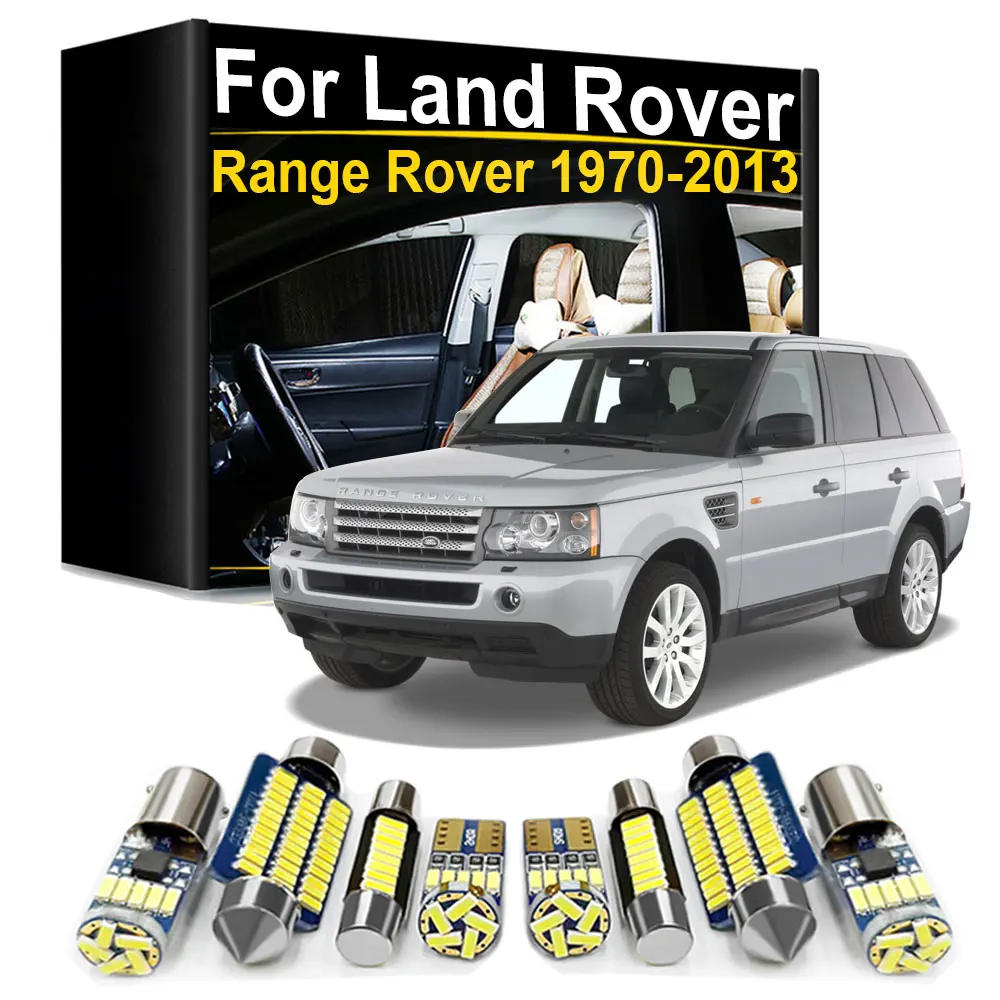 

Комплект светодиодных ламп для салона Canbus для Land Rover Range Rover 1 2 3 P38A L322 1970-2004 2005 2006 2007 2008 2009 2010 2011 2012 2013