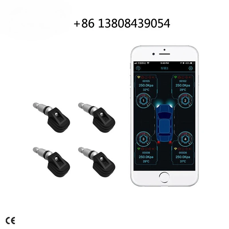 

Tire Sensor BLE 5.0 Replacing Temperature Trailer TPMS Rav4 Sensors Dill Pressure IOS Android App Tyre System Tpms Auto