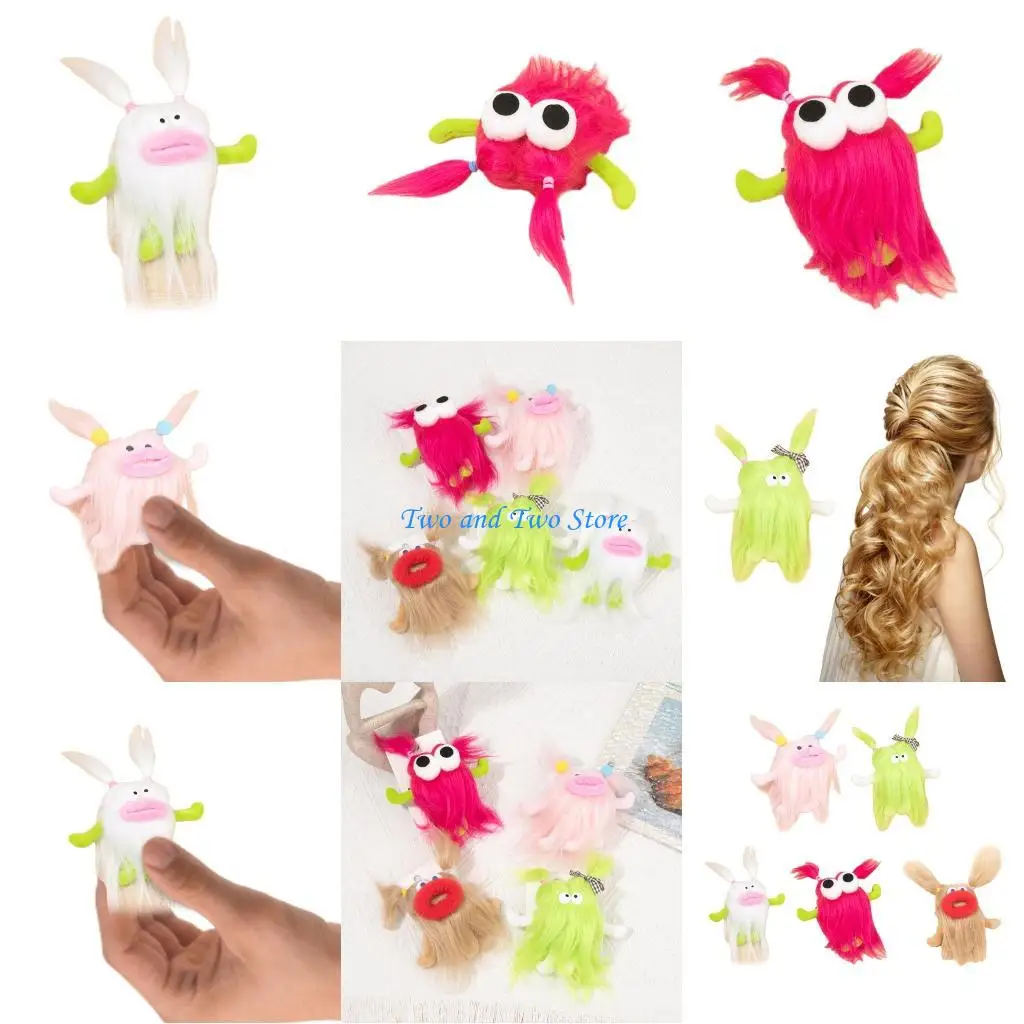 

HX6F Animal Hair Pin Girl Side Bangs Duckbill Clip Nonslip Hair Clip Girl Hair Decors