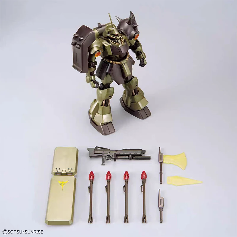 In Stock Bandai Gundam Model Kit HG 1/144 AMS-119 GEARA DOGA Action Figure (AXIS SHOCK IMAGE COLOR) Gift Toy Collection for Kids