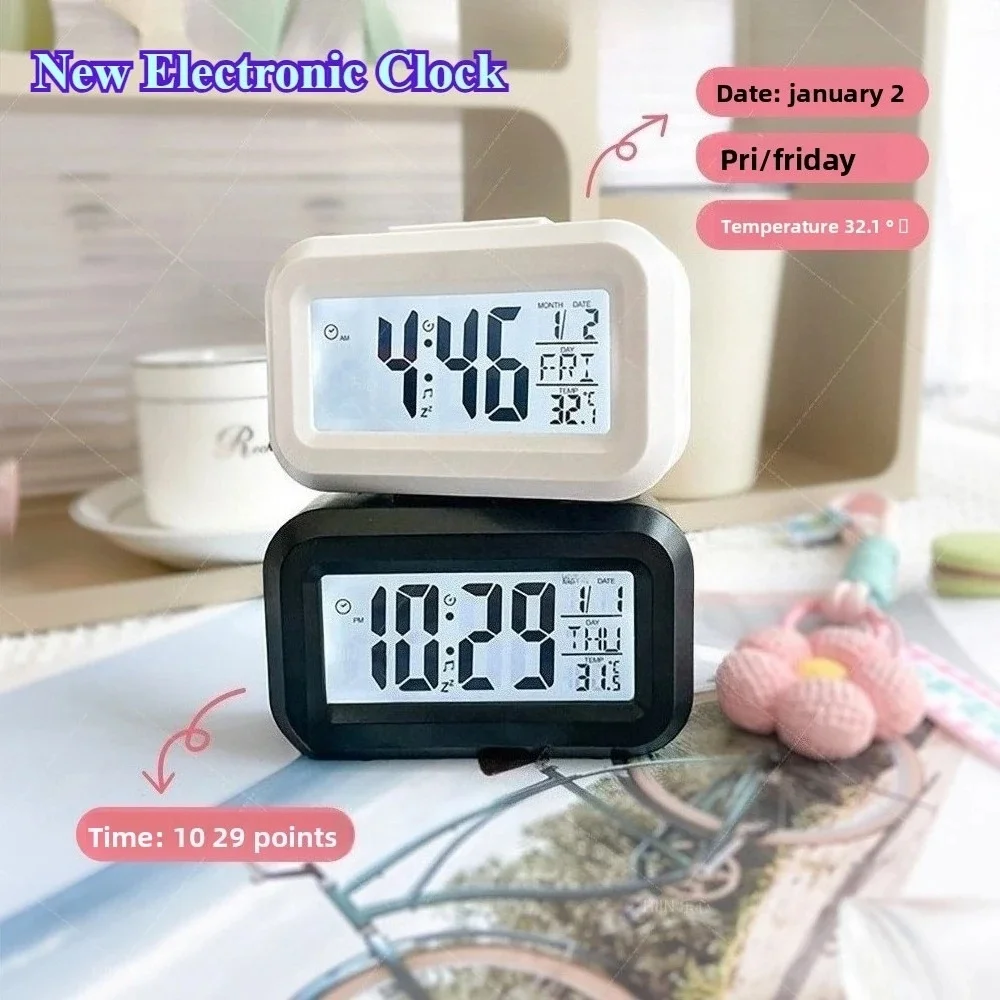 Mini Electronic Alarm Clock For Kids Students Multi-functional Time Manager Portable Small Clock Kitchen Countdown Timer