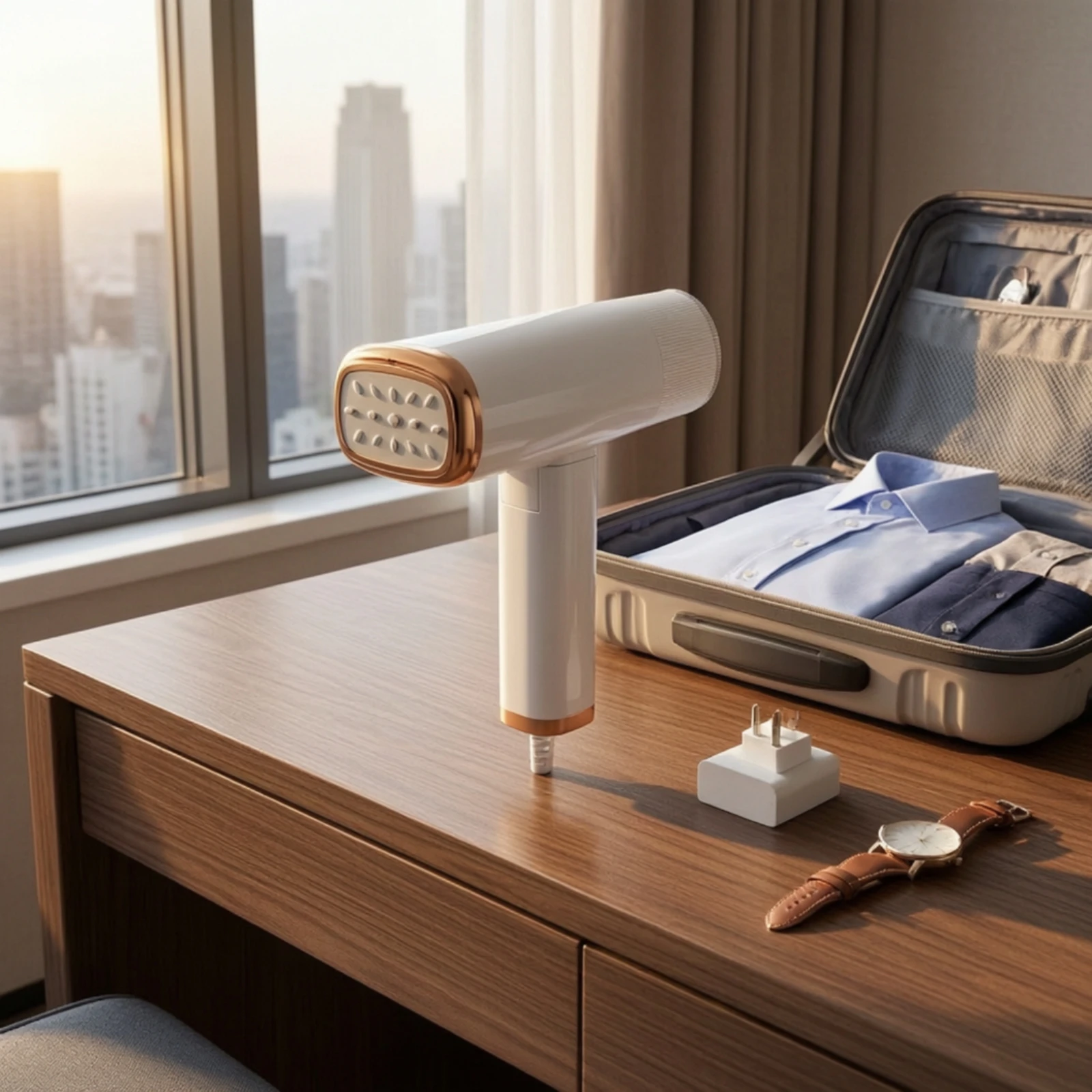 Foldable Garment Steamer 1000W Handheld Garment Steamer Appliance Compact Lightweight for Travelers, Home, Business Trips