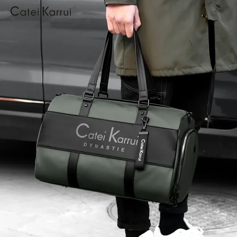 Casual oxford bolsa de viagem masculina bolsa de viagem de grande capacidade totes masculino carta impressa sacos crossbody para homens bolsas de ombro