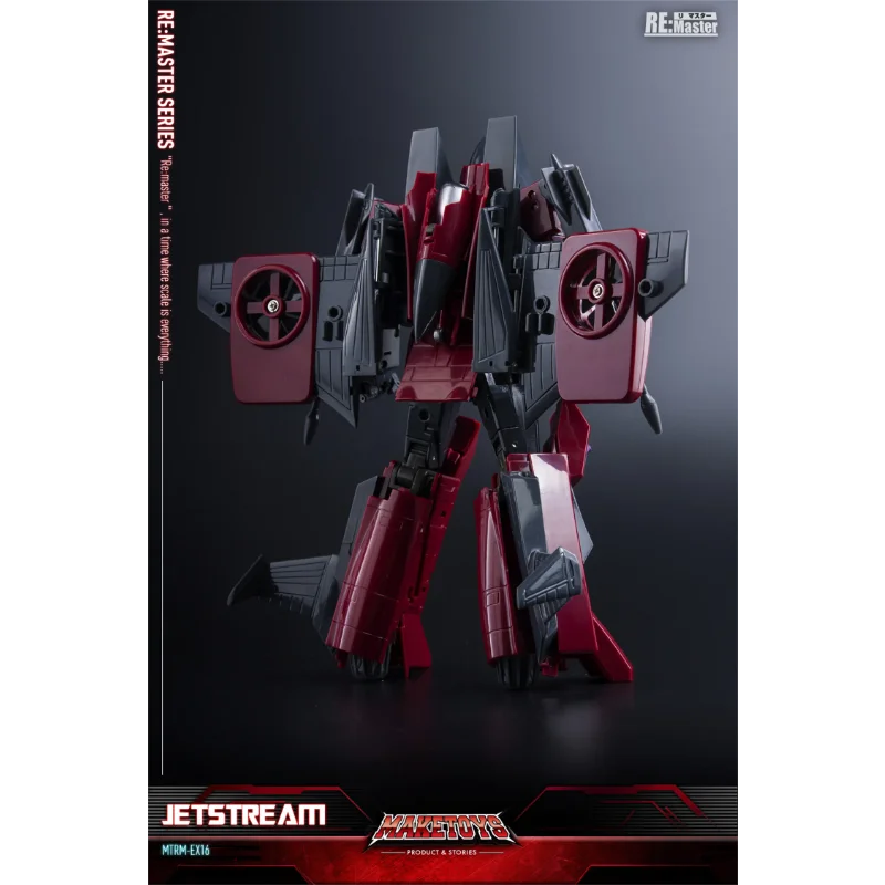 [IN VOORRAAD] Transformatie Maketoys MT MTRM-16 Thrust Jetstream MTRM-17 Ramjet Booster Action Figure met doos