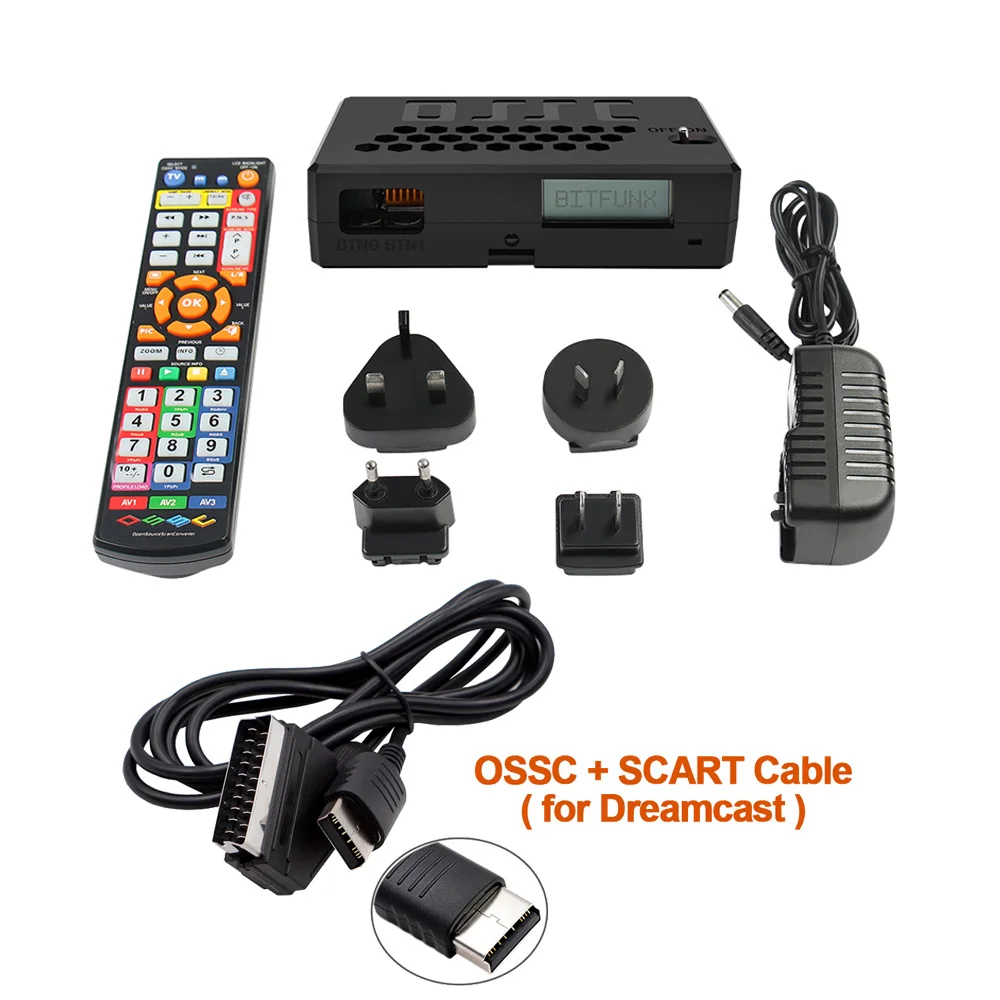 BitFunx OSSC V1.8 オープンソーススキャンコンバータ HDMI アダプタ