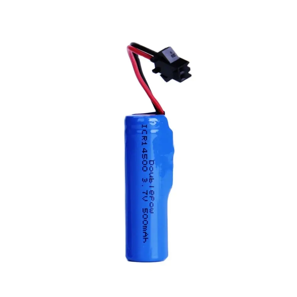 インテリジェント保護ボード付き充電式リチウム電池,14500 aa 3.7v 500mah,1セットあたり6個