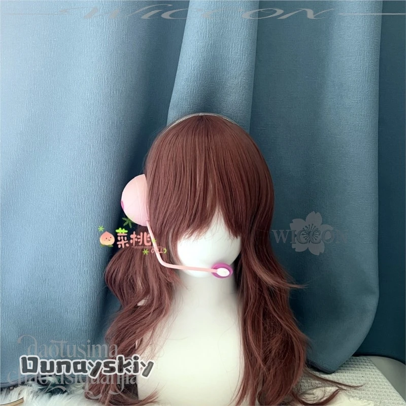 CR7.28*Anime Alien Stage Zombie Stage Cosplay Sua Mizi Kawaii Idol Props Headset White Pink 3D Polylactic Acid Props Accessories