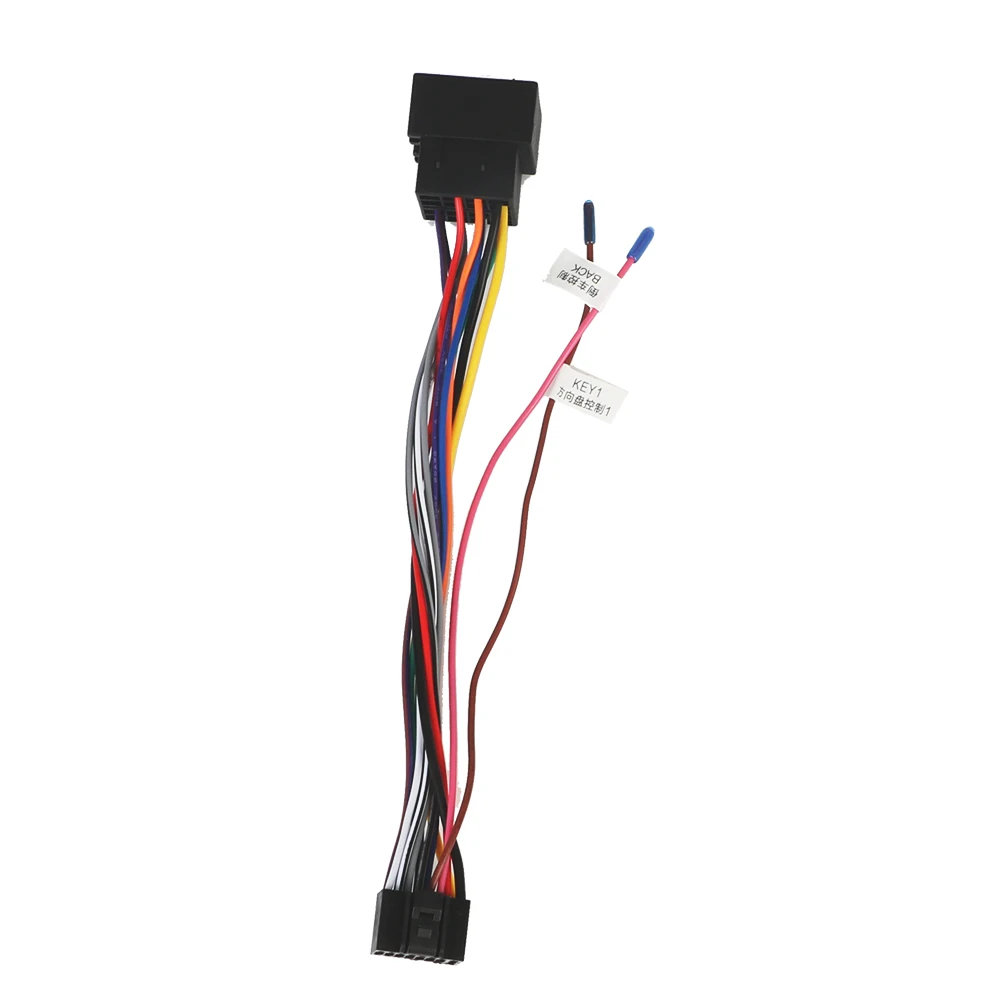 Wire Harness Adaptor ISO Standard Connector Adapter Car Wire Cable Adapter Car Stereo Radio 16 Pin Plug Cable For ALPINE