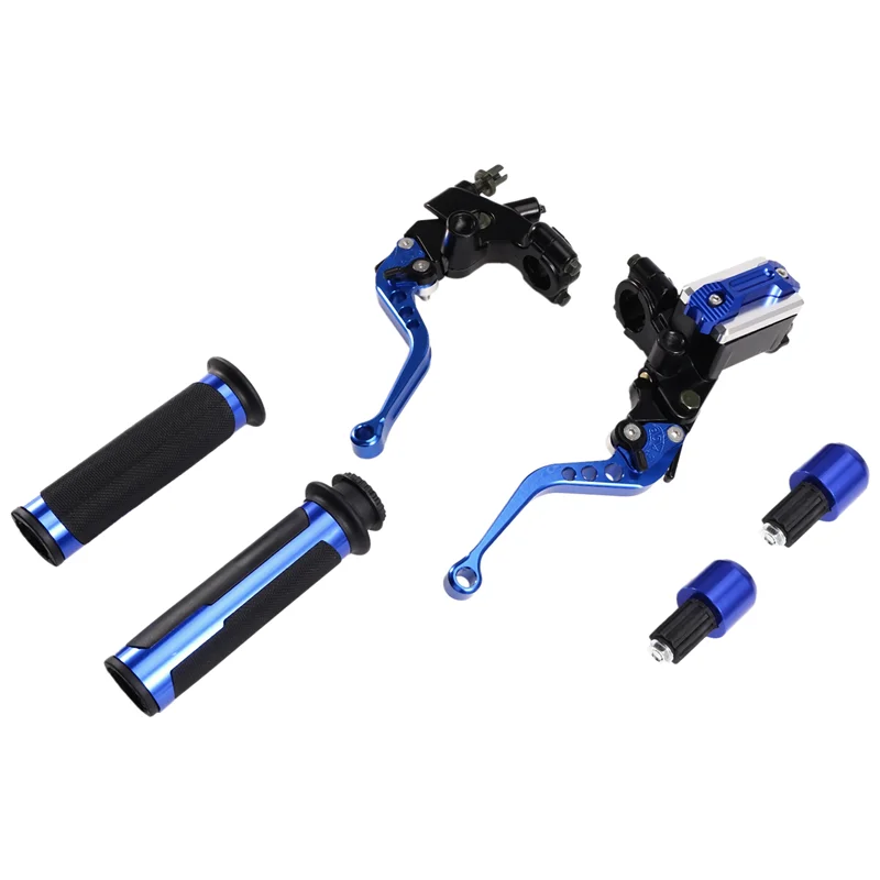 

AT92-Motorcycle Handlebar Brake Lever 22Mm Fade Resistant Brake Master Lever Durable Suit For Scooter Bike Street Bike ATV