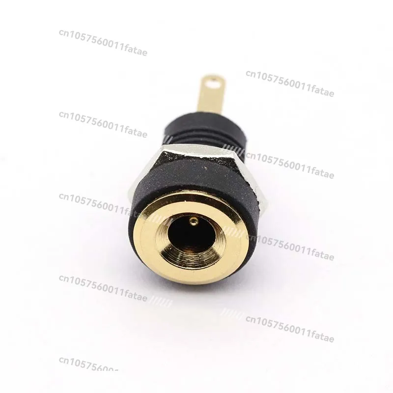 

DC Power Supply Jack Socket 3.5mm 1.35mm Plug Adapter 2 Terminal Types GOLD PLATED Female Panel Mount DC-022B