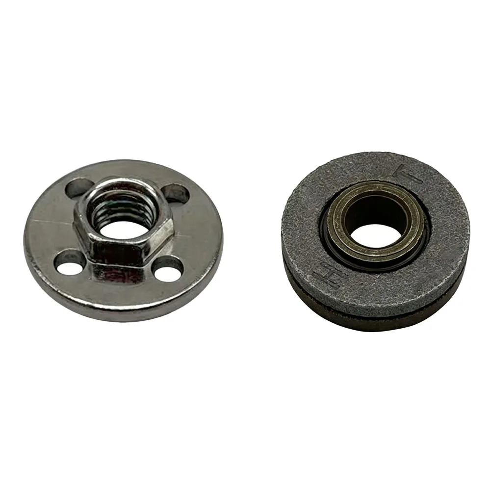 Metal Pressure Plate Upper And Lower For 100 Type Angle Grinder Four Hole Flange Nut Black Silver Grinding Tool Accessories