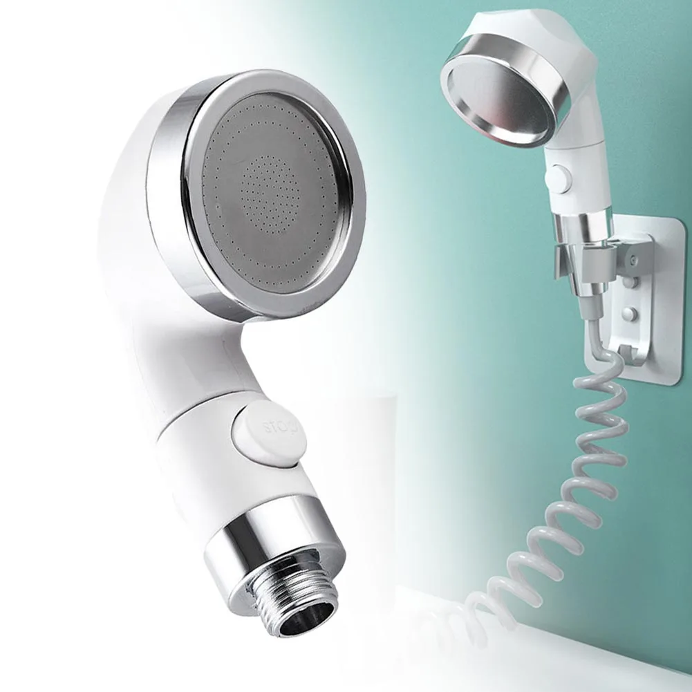 

Shower Nozzle Shower Head G1/2 Handheld Pressurized Water Stop Bathroom Accessories For Barber Shop Hair Salon