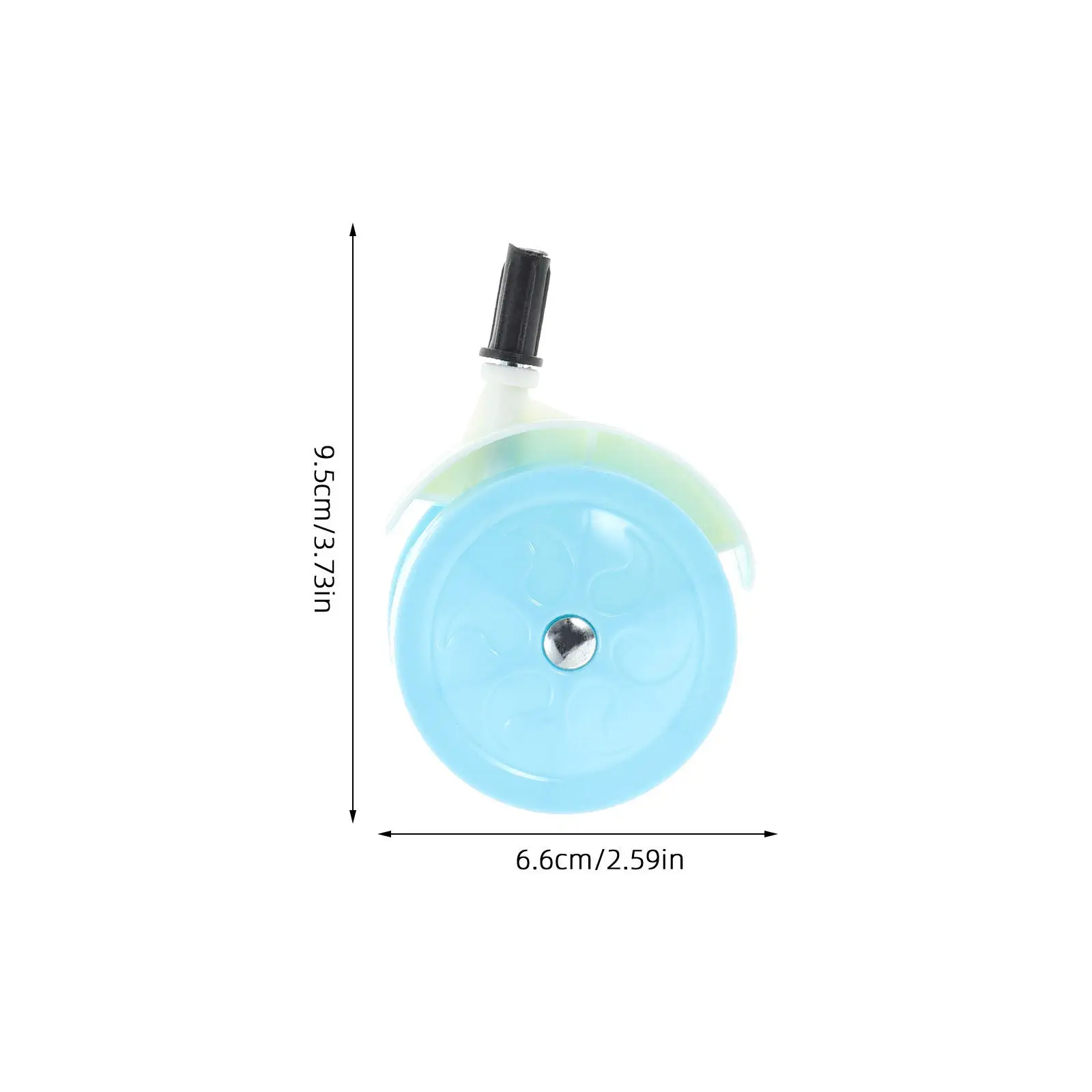 4Pcs Baby Walker Wheels Universal Plastic Silent Casters 3.73x2.59 Easy Attach Replacement Walker Wheel Stroller Parts