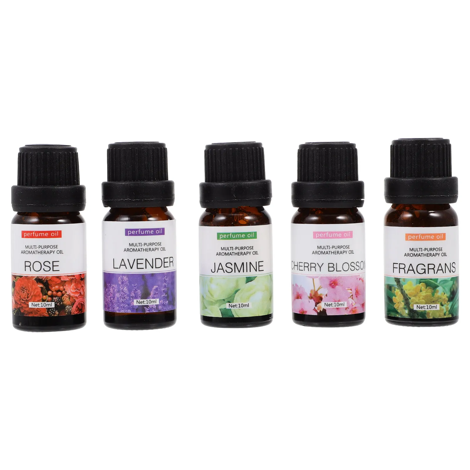 5Pcs Premium Essential Oils Aromatherapy Fragrance Oil Set for Diffuser Humidifier Spa Relaxing Sleep Essential Oil