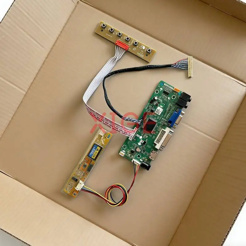 

For N154C3 CLAA154WP05 CLAA154WP04 N154C1 Matrix Controller Drive Board DIY Kit 1440*900 1-CCFL LVDS-30Pin HDMI+DVI+VGA 1440x900