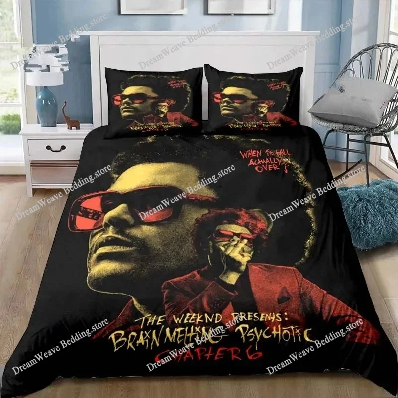 

Singer XO The Weeknd Bedding Sets Exquisite Bed Supplies Set Duvet Cover Bed Comforter Set Bedding Set Children Birthday Gift