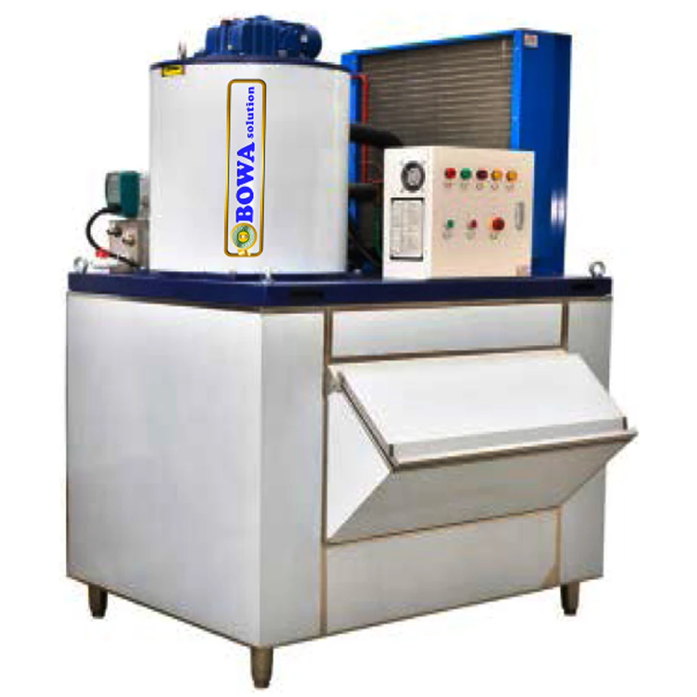 Máquina de gelo lamelada a água 10mt sem torre de resfriamento