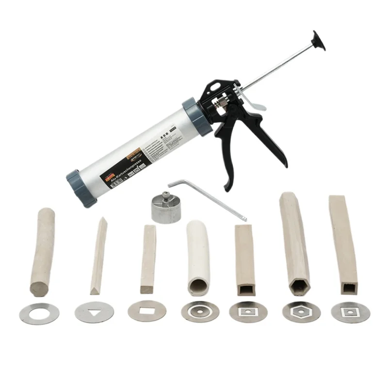 Handheld Large Mud Extruder Set Hollow Mud Rod Extruder for Extruding Multiple Clay Rods Clay Sculpture Modeling Ceramic Tools