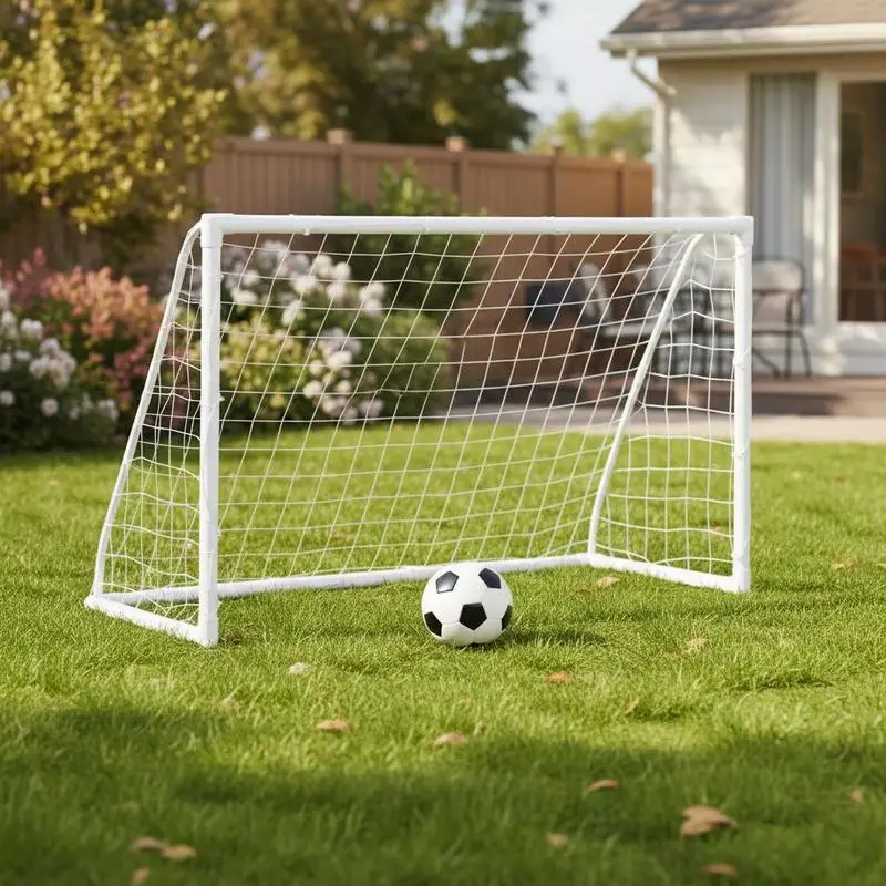 1,8 m x 1,2 m tragbares Kinder-Fußballtor für Garten und Training