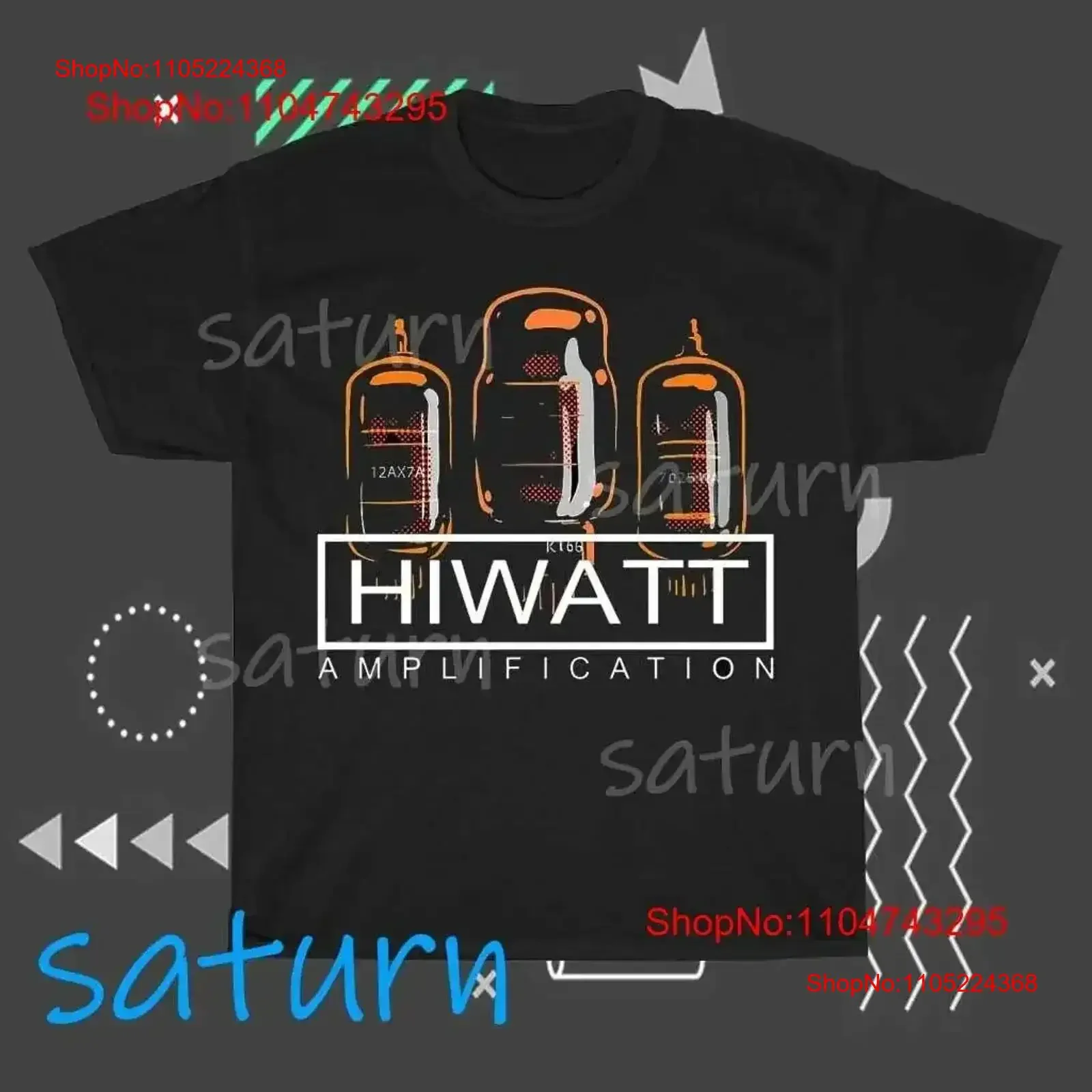 Hiwatt Amplificadores Amps Logo Camiseta Divertida Talla S a 5XL vintage Lavado Suave Estirado Ropa de diseñador elegante Vintage Lavado