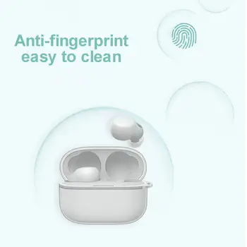 جراب TPU شفاف لسماعات سوني لينك بادز إس WF-LS900N اللاسلكية، غطاء حماية مقاوم للصدمات والغبار مع مشبك تعليق 10 best sales علبة سماعات Linkbuds S - №1