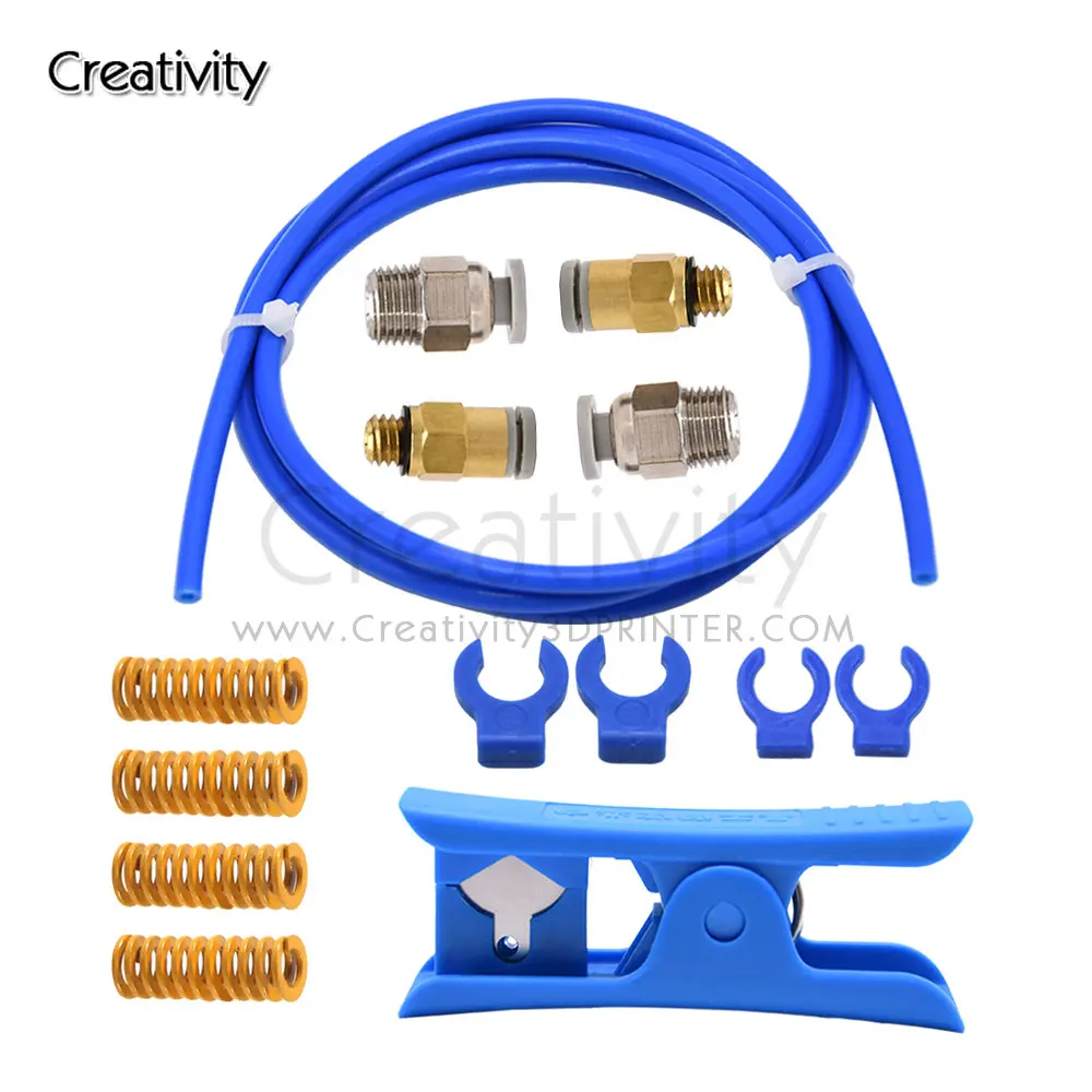 

Bowden PTFE pipe Cutter Blue for 1.75mm Filament 8X25mm mold Spring PC4-M10 Pneumatic KJH04-M6 3D printer parts