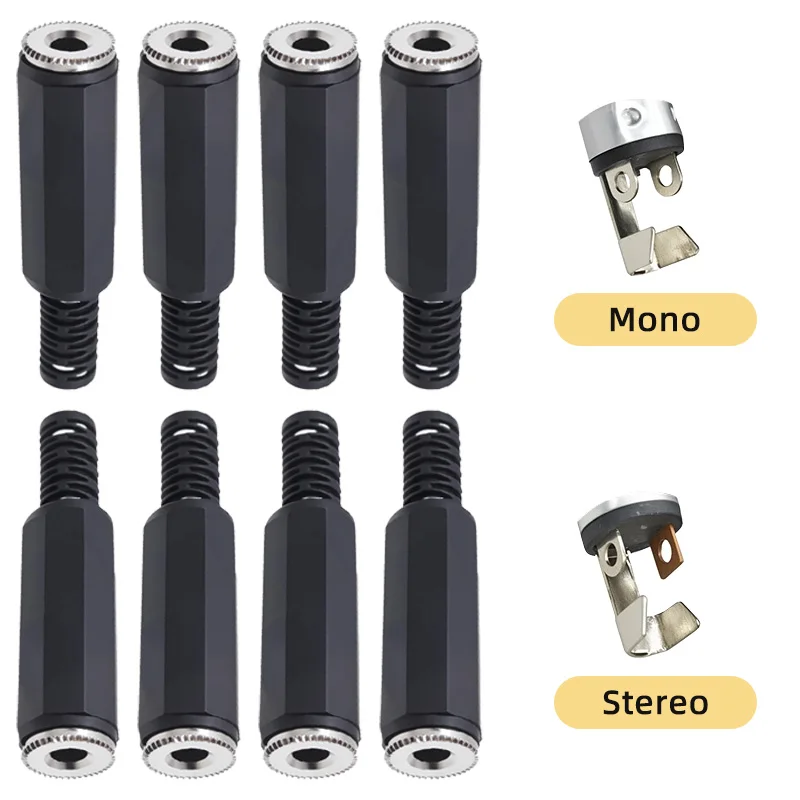 5/20/100Pcs 3.5mm Stereo Mono Audio Jack Connector 3.5 Female Jack Adapter for Headset Phone