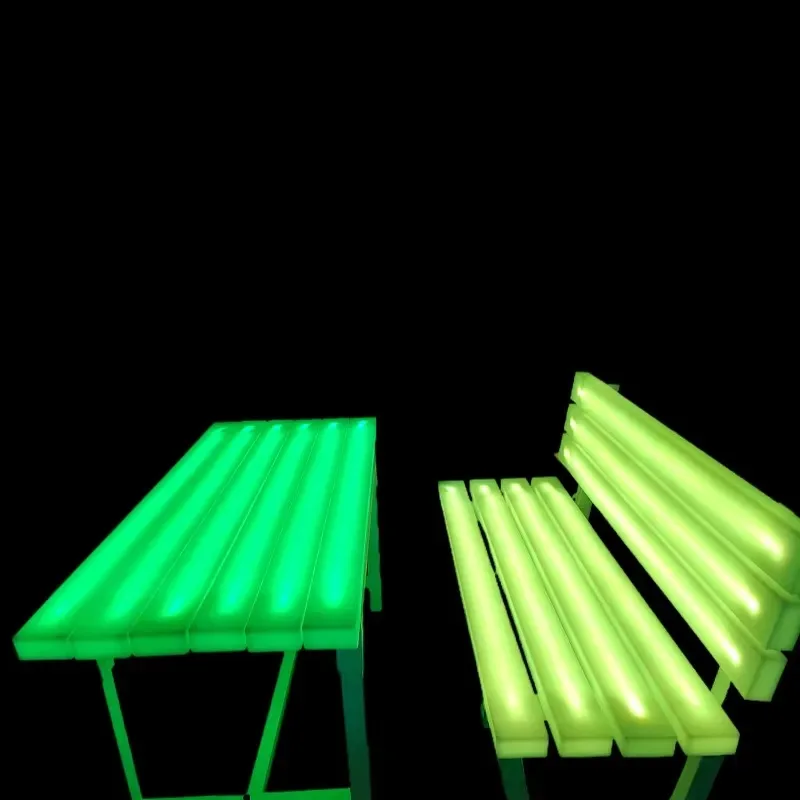 Life Size PE IP65 Desk Bench LED Decorative Landscape Theme Light Outdoor Christmas Lighting Holiday Illumination