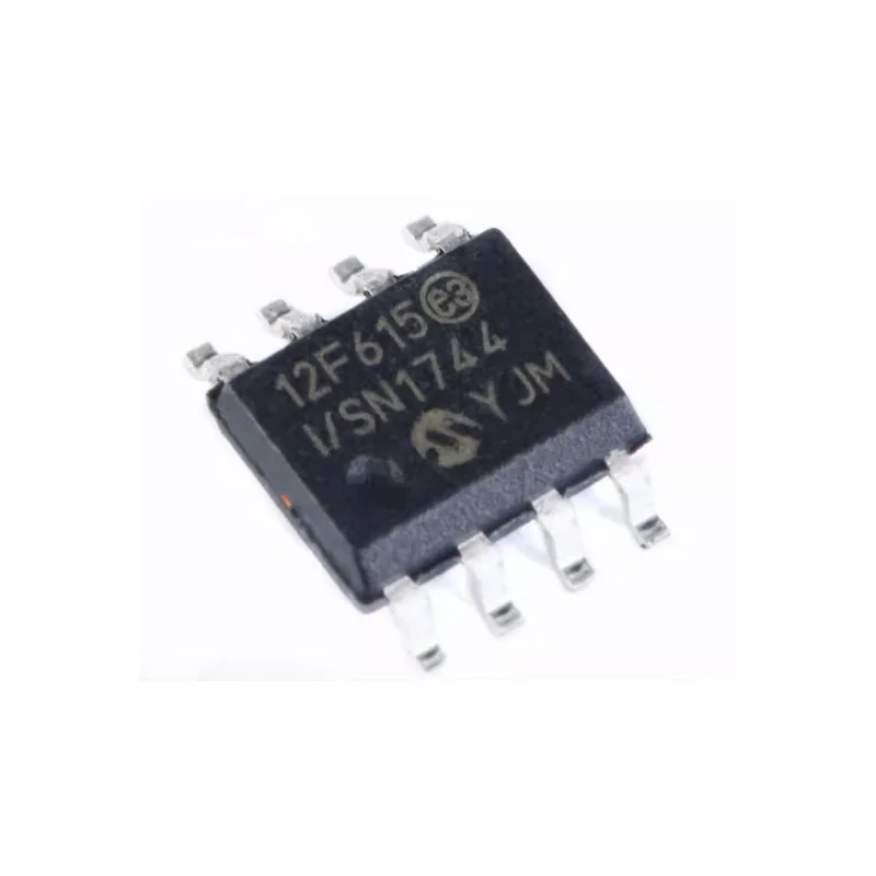 10 Pieces of Brand New Original Pic12F615-I/Sn 12F615 Smd Soic-8 8-Bit Microcontroller Energy Storage Single-Chip Microcomputer Ic