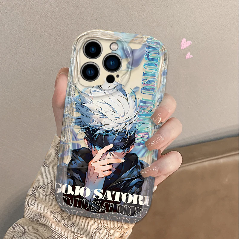 Чехол для телефона Jujutsu Kaisen с аниме для iPhone 17 Air 16 15 14 13 12 11 Pro Max Plus 16E XR XS X 7 8 Противоударная силиконовая задняя крышка