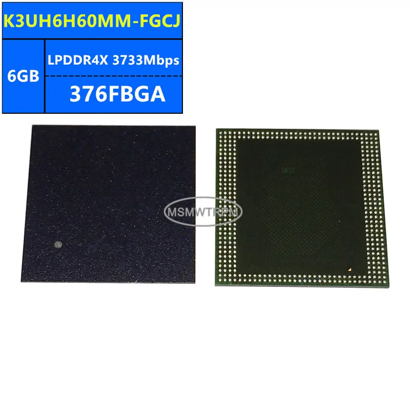 

K3UH6H60MM-FGCJ LPDDR4X 6GB 3733Mbps 376FBGA 48Gb Memory Chip IC Integrated Circuits Brand New Original In Stock