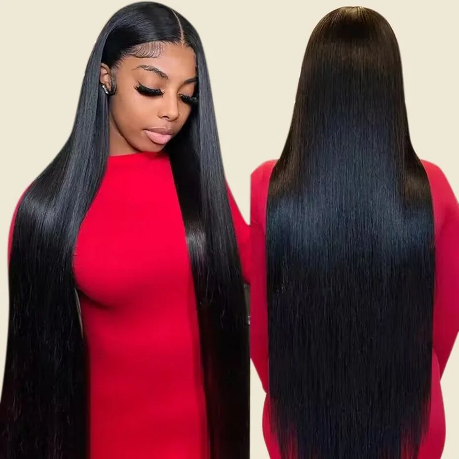 Bone Straight 13x4 Lace Front Wigs Human Hair 13x6 Transparent Lace Frontal Wigs Human Hair Pre Plucked 4x4 Lace Wigs For Women