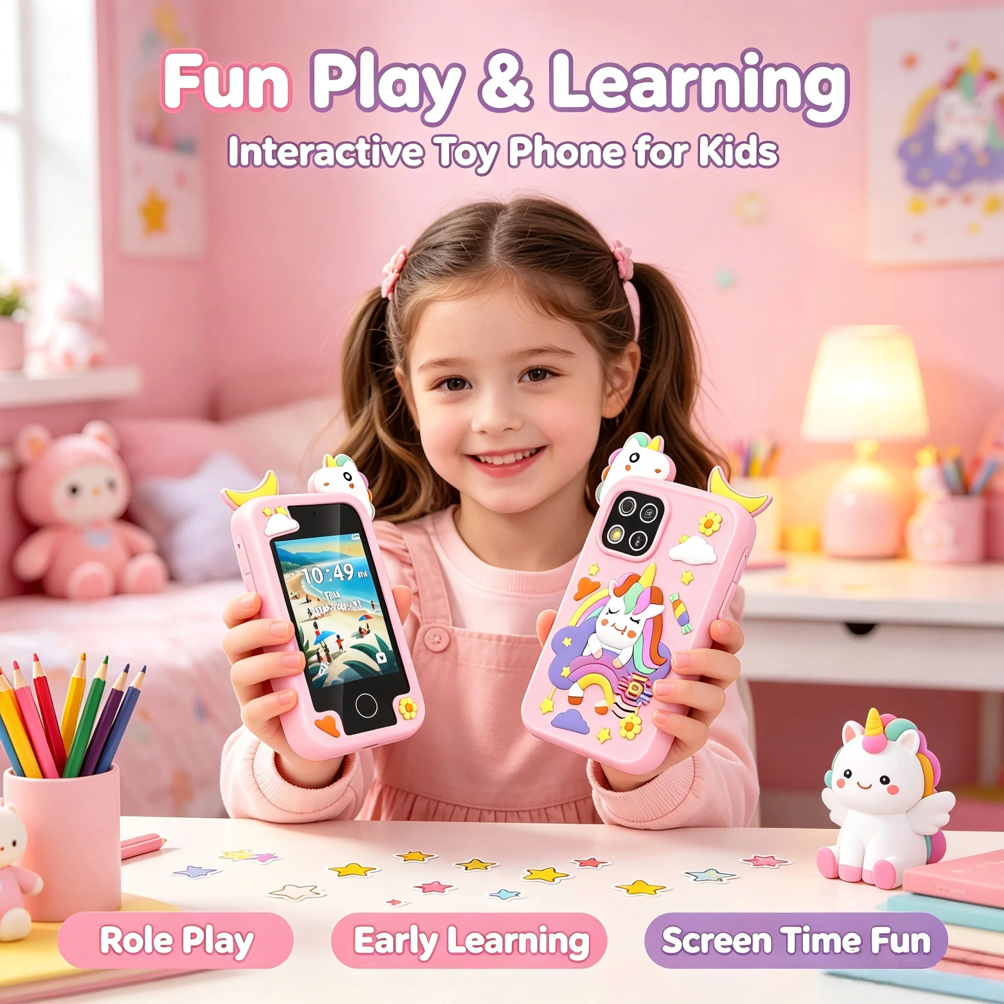Slimme speelgoedtelefoon voor - Kids Toys Smartphone recensie en prijs