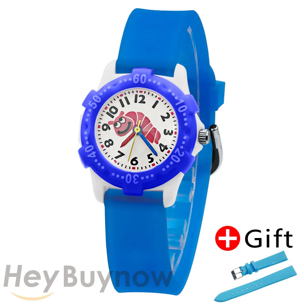 جديد الكرتون الطلب مضيئة كوارتز ساعة عادية الرياضة تدوير لطيف بيبي بوي فتاة ساعة السنة الجديدة هدية Relogio Infantil