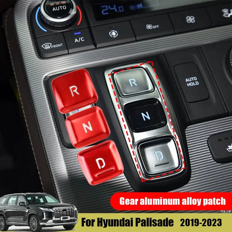 

Central Control Block Panel Button Decoration Sticker Interior Modification for Hyundai Palisade LX2