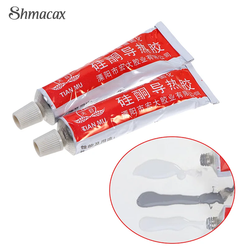 High Quality 60g Heat Conduction Silicon Grease Paste Glue Adhesive Graphics Card Light Box LED Heat Dissipation Silicone Rubber